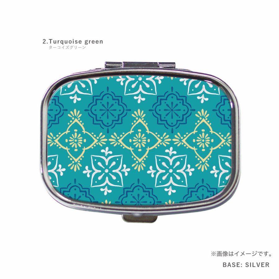 ピルケース アクセサリーケース モロッカン 手描きタッチ 民族柄