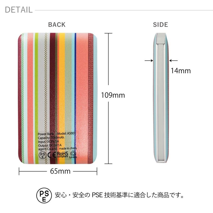 レ トワール デュ ソレイユ モバイルバッテリー 5000mAh サマルカンドヴェールターコイズ | LES TOILES DU SOLEIL | 03