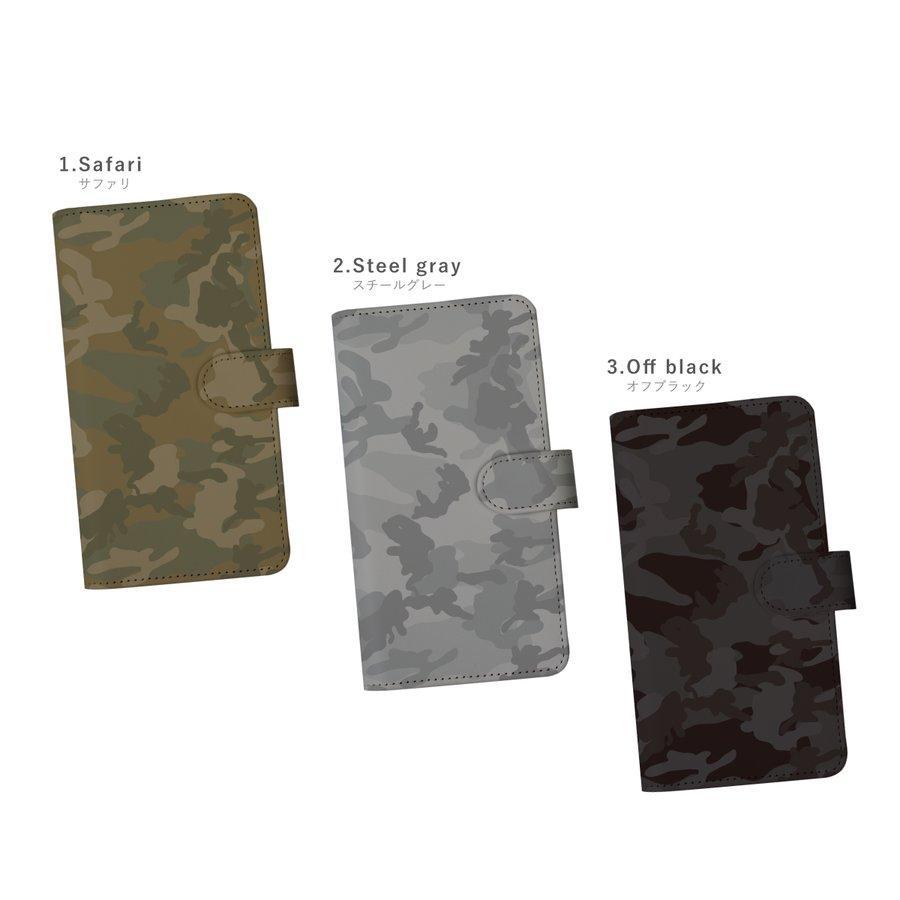 Galaxy S22 SC-51C SCG13 名入れ スマホケース 手帳型ケース 迷彩柄