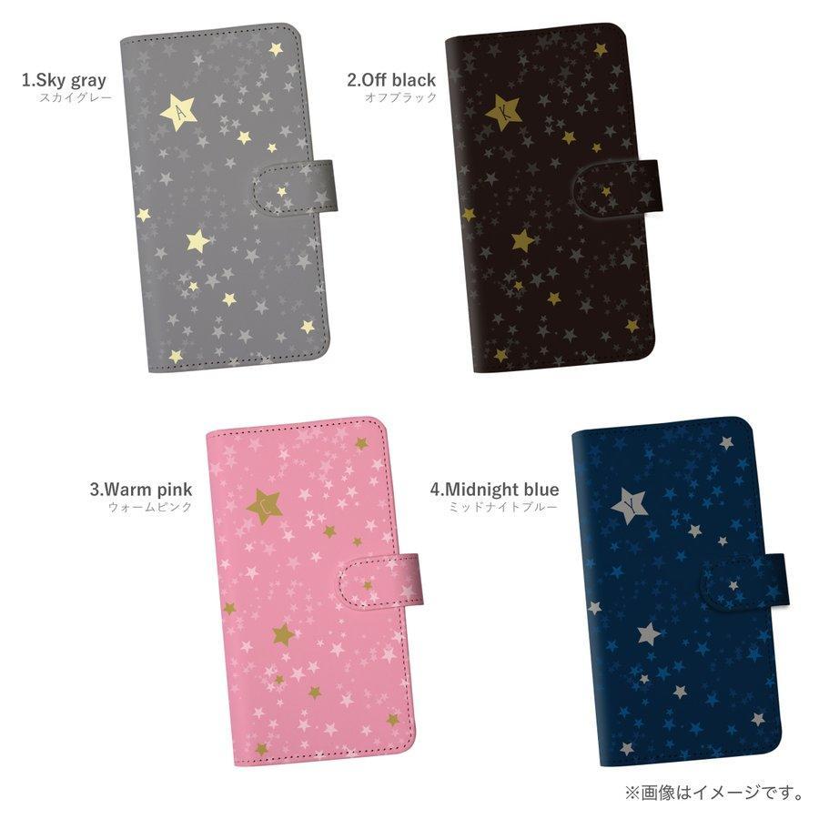 Galaxy A22 5G SC-56B スマホケース 手帳型ケース 星柄 スター