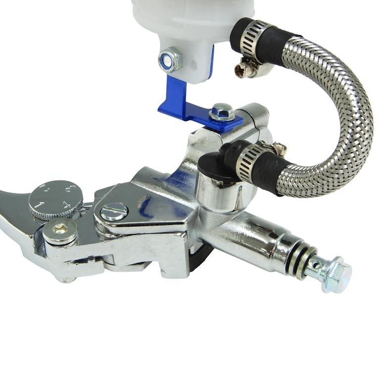 別体式 ブレーキマスターシリンダー メッキ シングル 汎用 ブレーキ