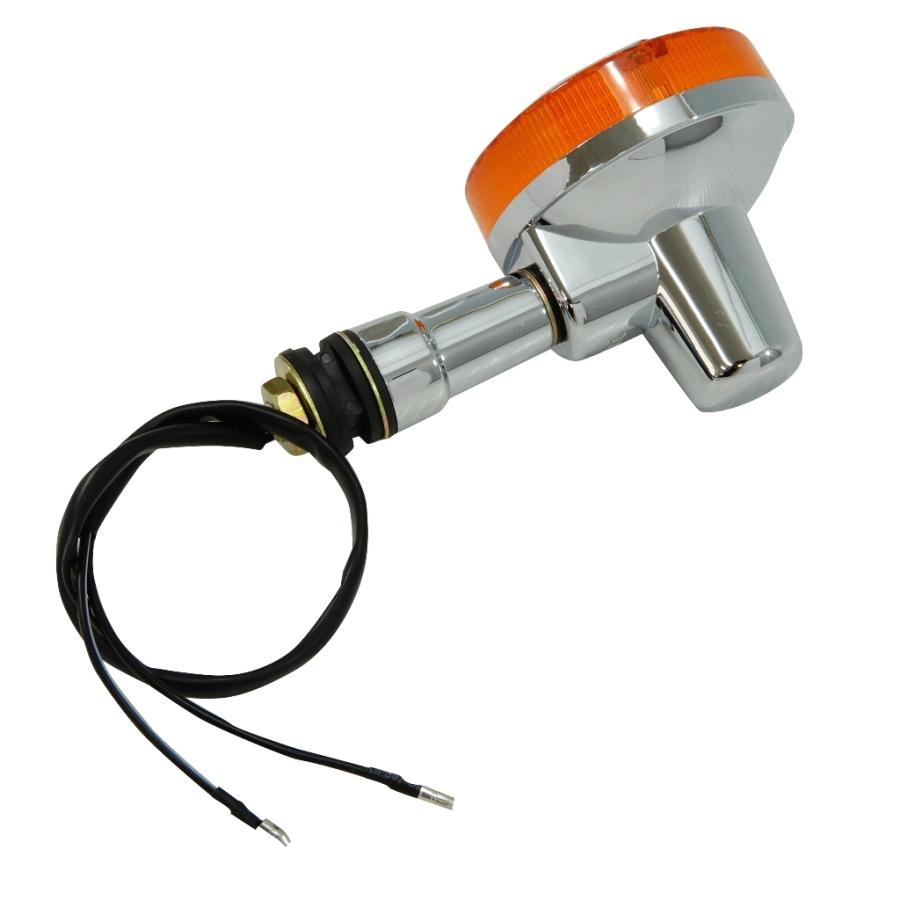 大きな Z2 ウインカー 2個 オレンジ メッキ 汎用 旧車 カワサキ