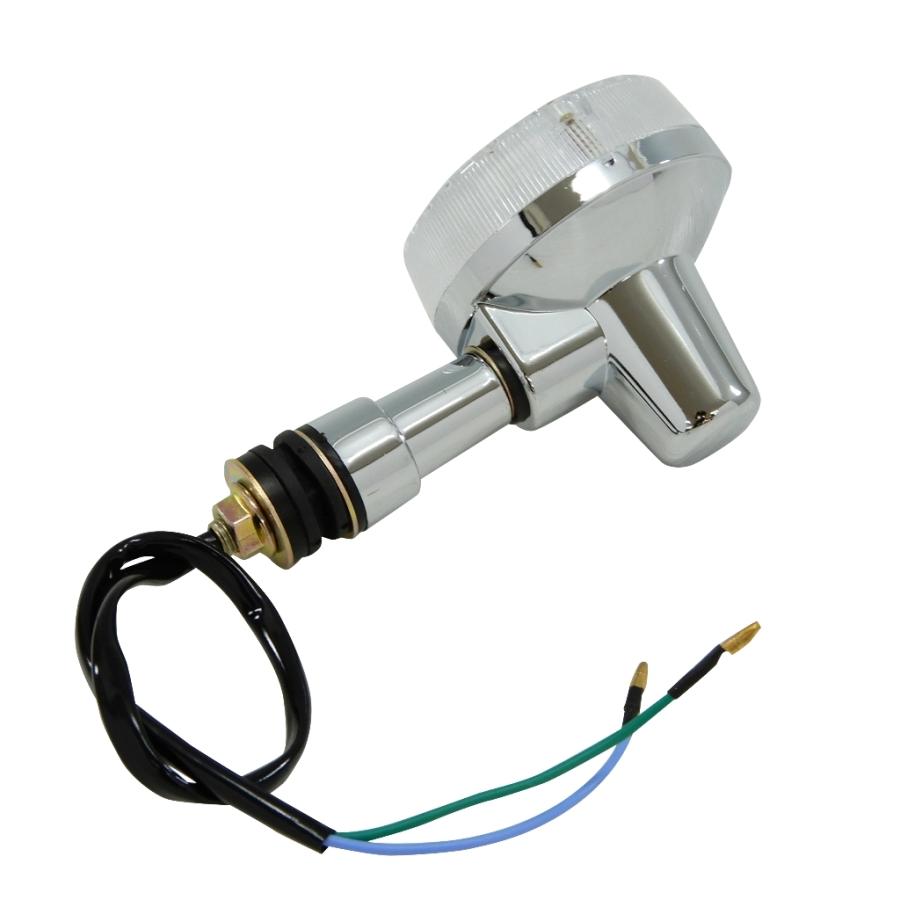 互換品 Z2 ウインカー 4個 クリア メッキ カワサキ ZRX400,旧車