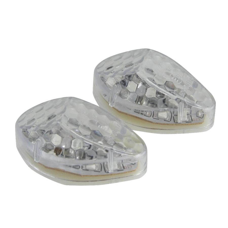 カウル LEDウインカー クリア Typeホンダ CBR900,RVF,VFR,NSR,CBR1000RR,CBR600RR,NSR250,CBR600RR,サイドマーカー,埋込 | 