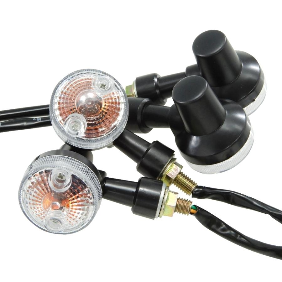 GS ミニ ウインカー ブラック(クリア)ホンダ ダックス,ST50,エイプ