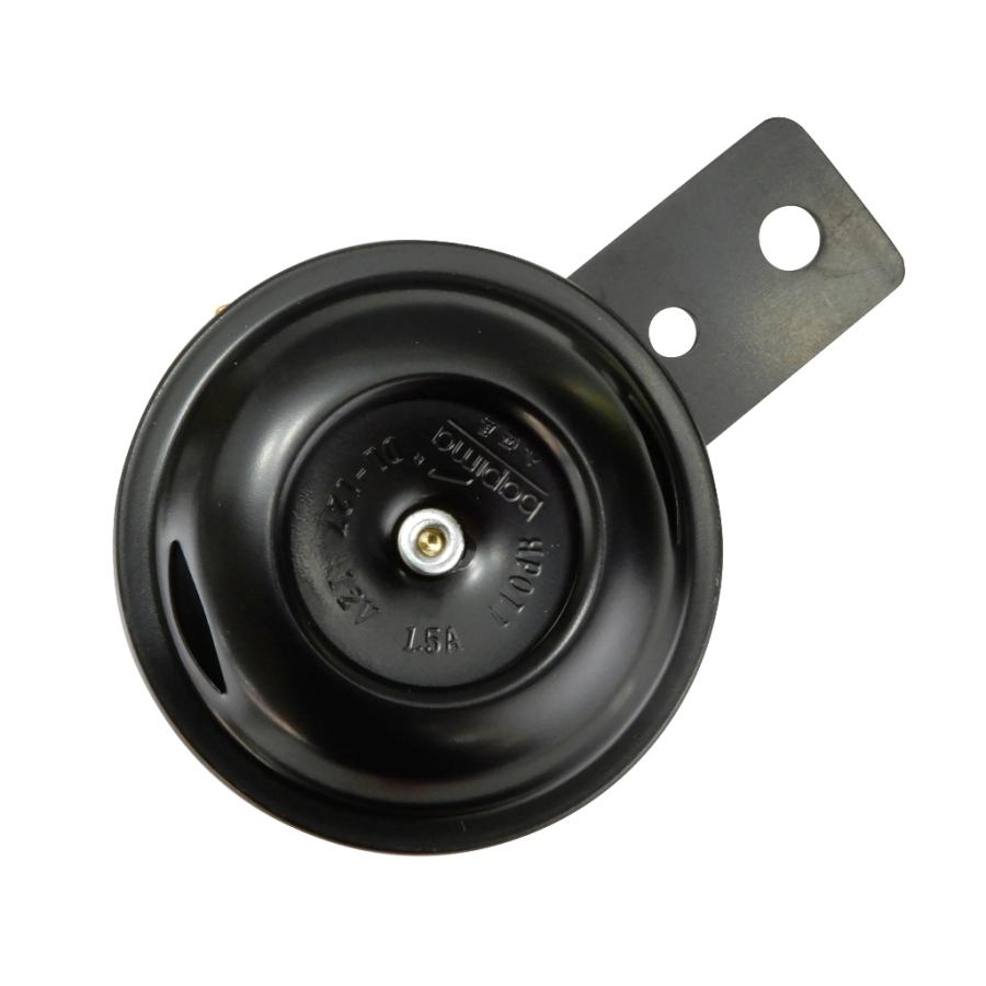 110dB 12V 汎用 シングルホーン ブラック | 