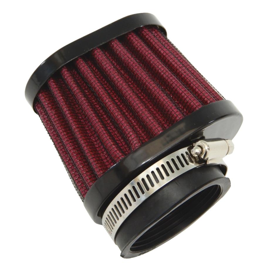 パワーフィルター 48mm オーバル 4個 黒x赤 スズキ GS1000,GS400,GS750E,GSX250E,GSX400E,GSX400F,GT380,イナズマ,インパルス,バンディット |  | 01