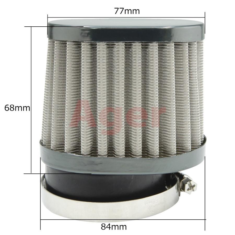 パワーフィルター 48mm オーバル ガンメタxステンレス 4個 スズキ GS1000,GS400,GS750,GSX250,GSX,GT380,インパルス,バンディット |  | 01