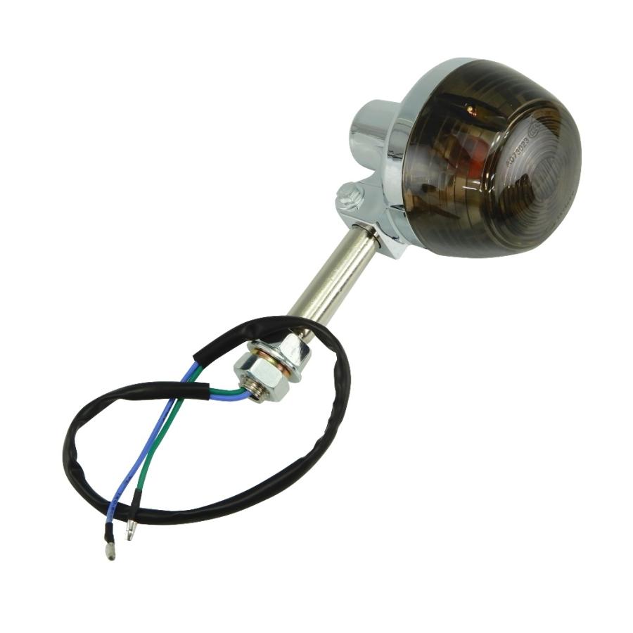 互換品 ホークタイプ CB系 ウインカー 4個 スモーク ステー付 ゼファー