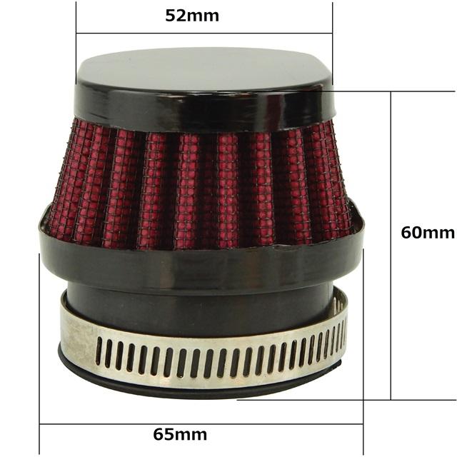 パワーフィルター 48mm ショート オーバル 黒x赤 4個 スズキ GS1000,GS400,GS750,GSX250,GSX200,GT380,インパルス,バンディット |  | 02