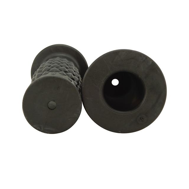 ハンドルグリップ ダイヤ柄 旧車 クラシック タル型 22.2mm ブラック