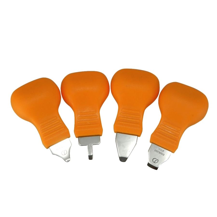 オープナー 4点セット 腕時計の裏ぶたを開ける工具 電池交換 | 