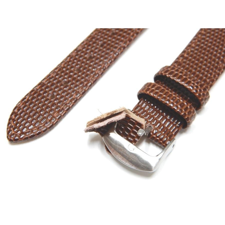 スペイン Diloy 20mm トカゲ型押し カーフスキン レザー 腕時計ベルト 407Komodo エリート 本革(ダークブラウン) |  | 01