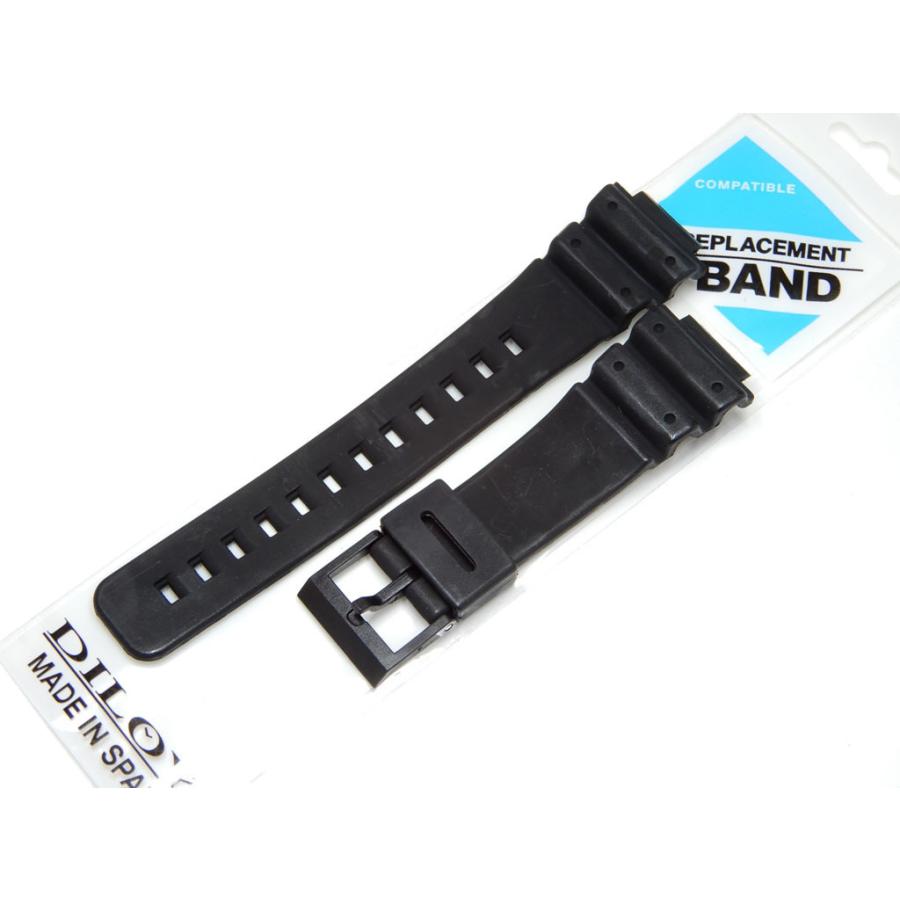 互換品 スペイン Diloy 16mm カシオ 腕時計ベルト 304H5,交換バンド,ディロイ DW5900,DW6000,DW6600,DW6695,QX-CGG1,WXCU,QXE72 | 