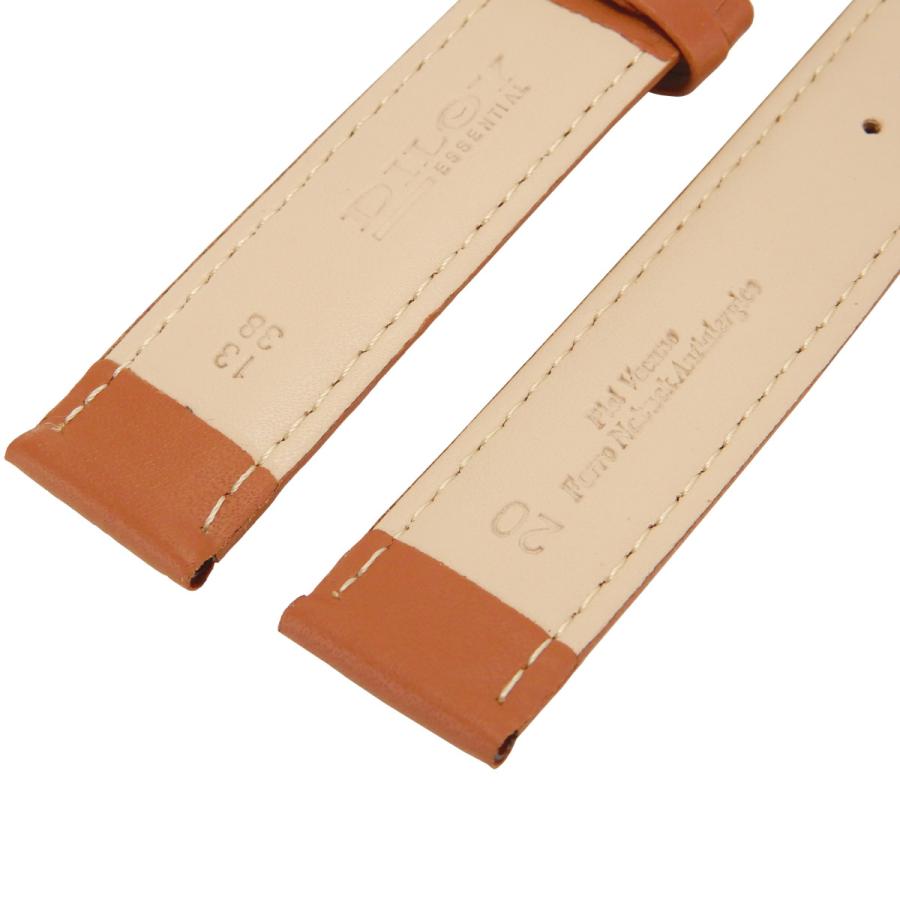スペイン Diloy 20mm ロングサイズ レザー 腕時計ベルト 302 エッセンシャル バンド 本革(ライトブラウン) |  | 01