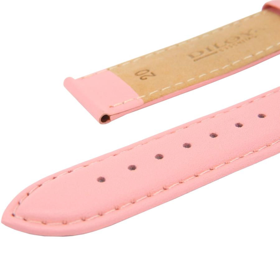 スペイン Diloy 20mm ロングサイズ レザー 腕時計ベルト 302 エッセンシャル バンド 本革(ライトピンク) |  | 01