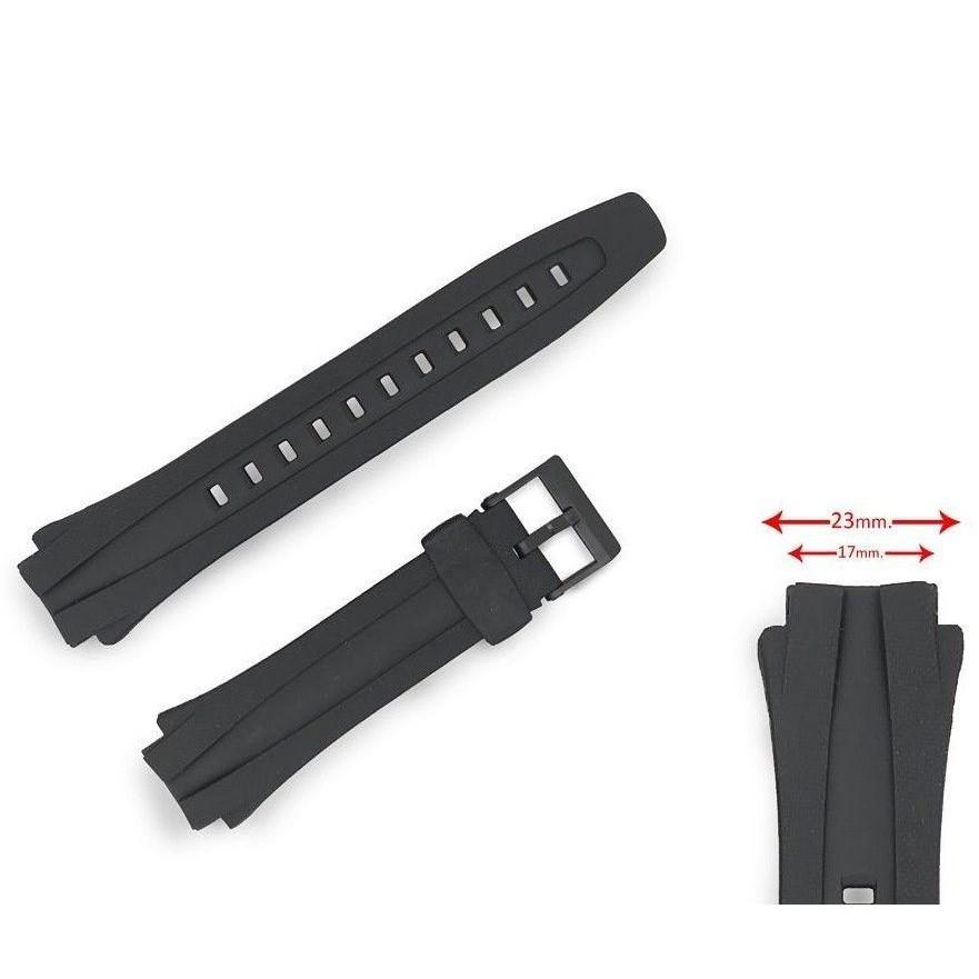 互換品 スペイン Diloy 18mm カシオ 腕時計ベルト 648ET1 交換バンド,ディロイ,ウレタンバンド DB-56W |  | 02