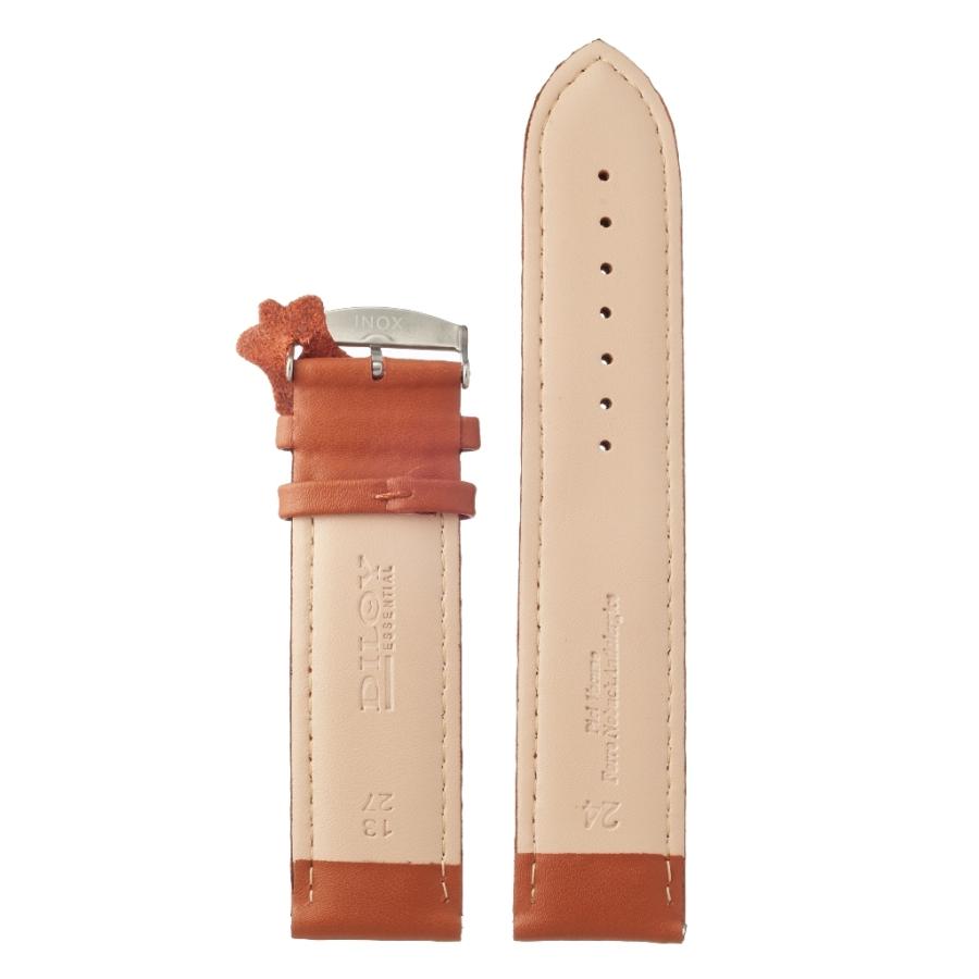 Diloy 24mm ロングサイズ レザー 腕時計ベルト 302 エッセンシャル バンド 本革(ライトブラウン) |  | 01