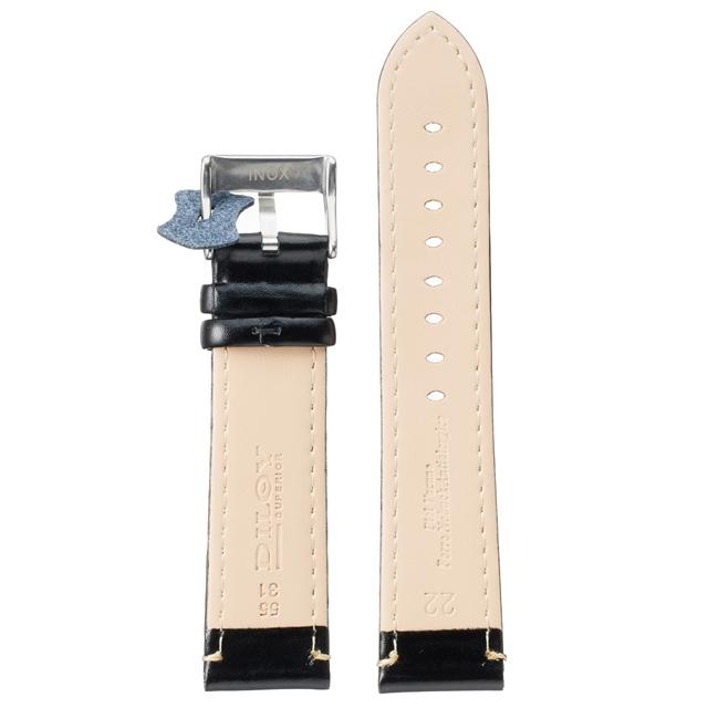 Diloy 腕時計 ベルト 22mm スムースレザー バンド 本革 Superior ブラック |  | 01