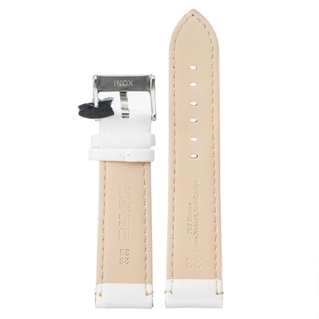 Diloy 腕時計 ベルト 22mm スムースレザー バンド 本革 Superior ホワイト |  | 01
