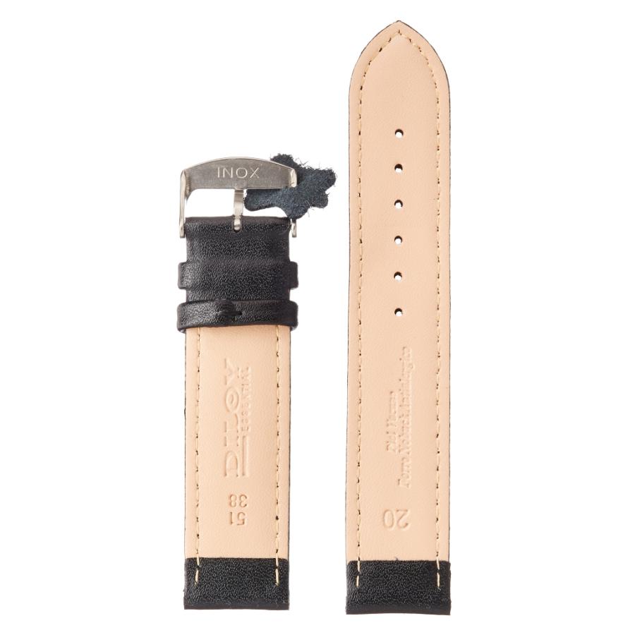 Diloy 腕時計ベルト 22mm レザー 302シリーズ バンド 本革 ブラック |  | 01