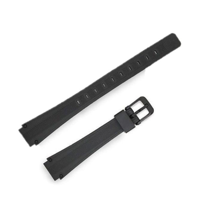 互換品 Diloy 腕時計ベルト 12mm カシオ ウレタンバンド LA11WB,LA11,LW11,LW15 | CASIO