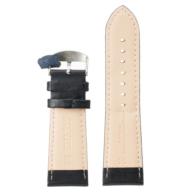 Diloy 腕時計 ベルト 30mm 本革 幅広 ワイド レザー バンド 302EA ブラック |  | 01