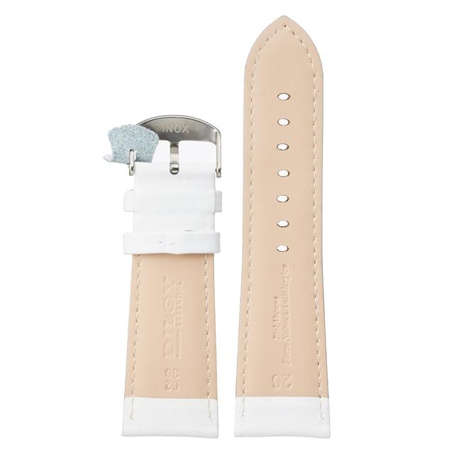 Diloy 腕時計 ベルト 30mm 本革 幅広 ワイド レザー バンド 302EA ホワイト |  | 01