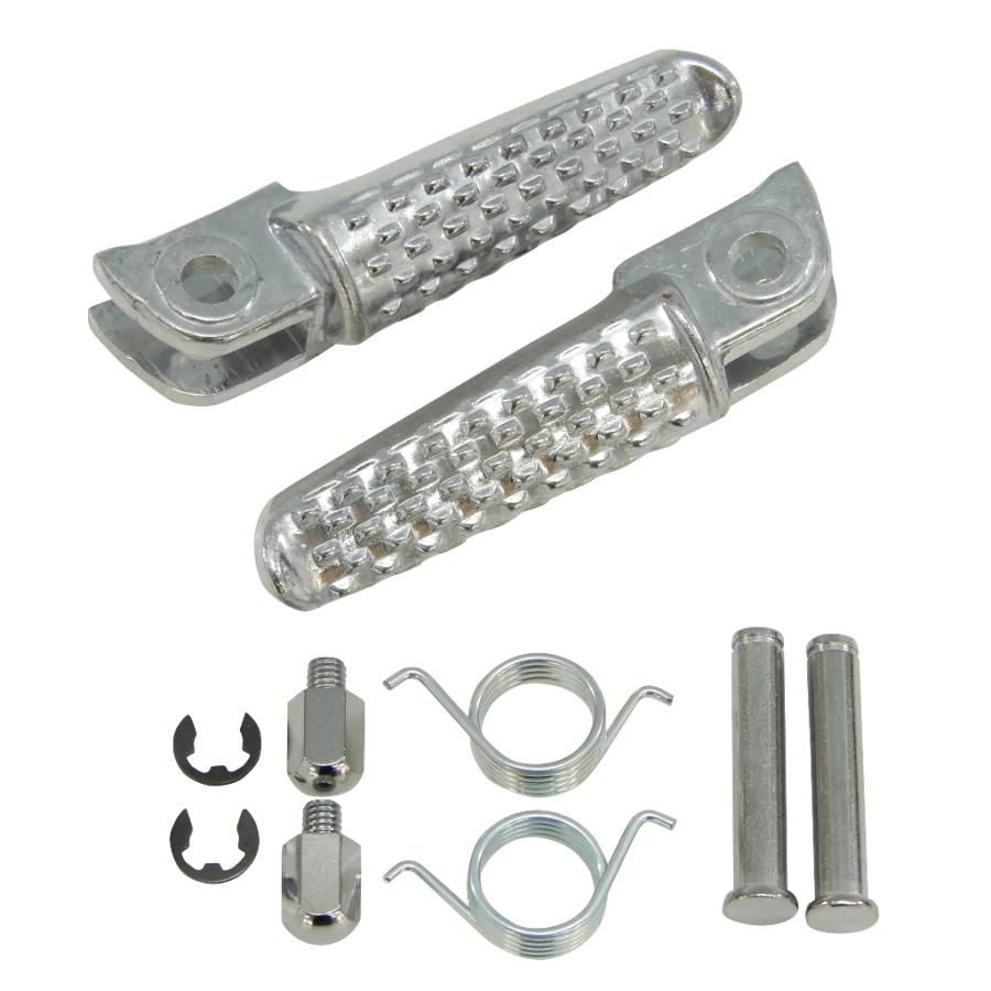 互換品 フロント ステップ RVF750 ST1100 HORNET250 HORNET600 CBR1100XX CBR250R シルバー | 