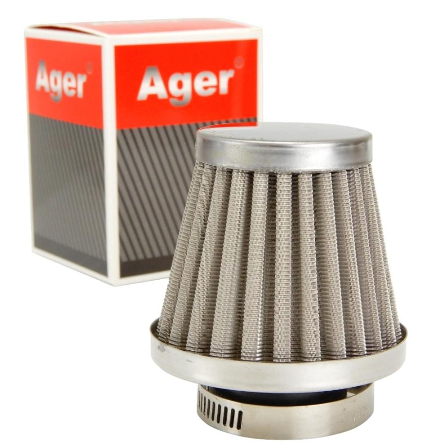 パワーフィルター 35mm ステンレス DIO JAZZ JOG RZ50 TZM50R TZR50 ZZ エイプ カブ ケイヒンφ20 ゴリラ スーパーディオ スーパーディオZX | 