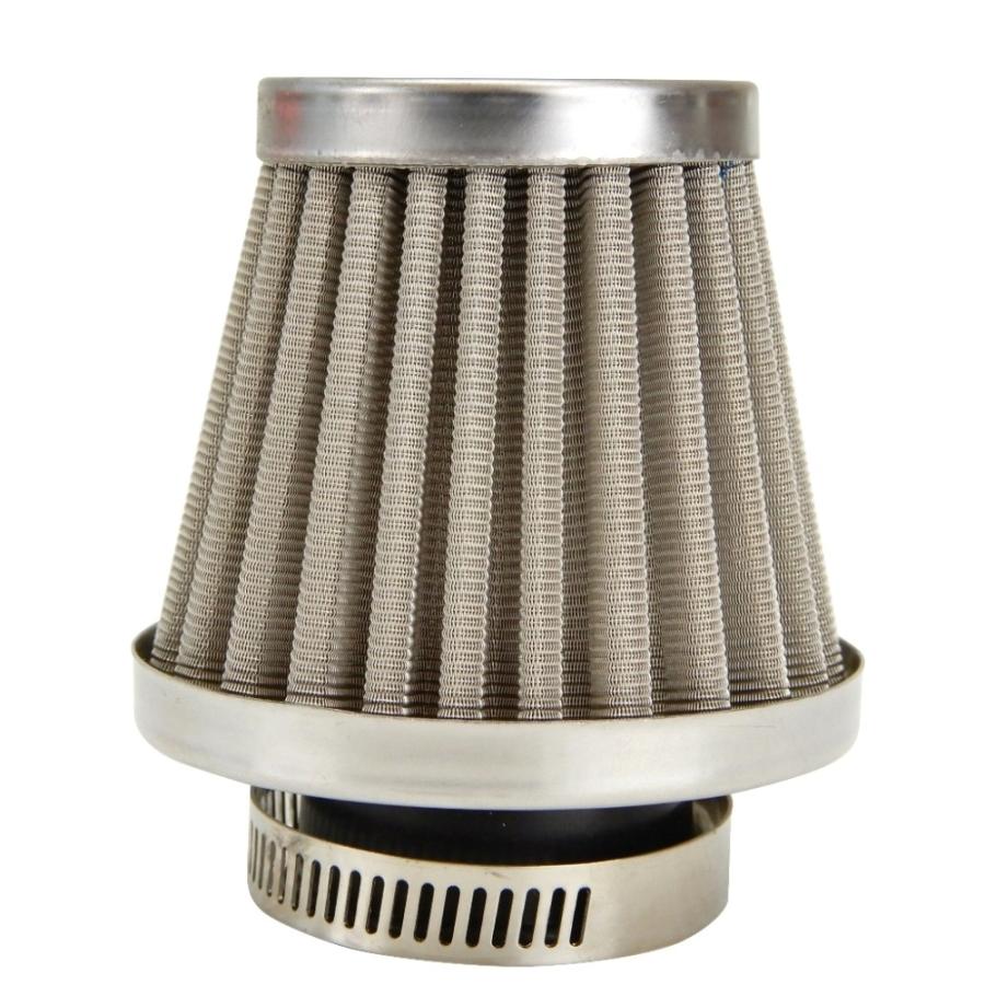 パワーフィルター 35mm ステンレス DIO JAZZ JOG RZ50 TZM50R TZR50 ZZ エイプ カブ ケイヒンφ20 ゴリラ スーパーディオ スーパーディオZX |  | 02