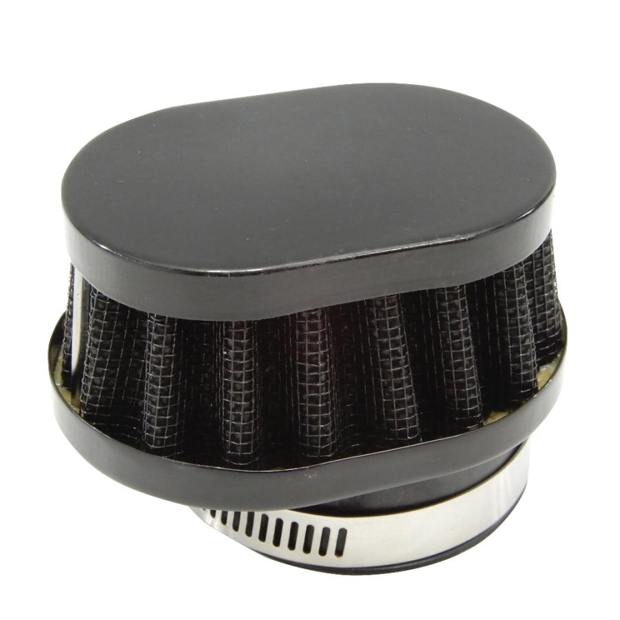 パワーフィルター 54mm バイク オーバル ショート 黒 4個 パワーフィルター 54mm バイク オーバル ショート 黒 4個