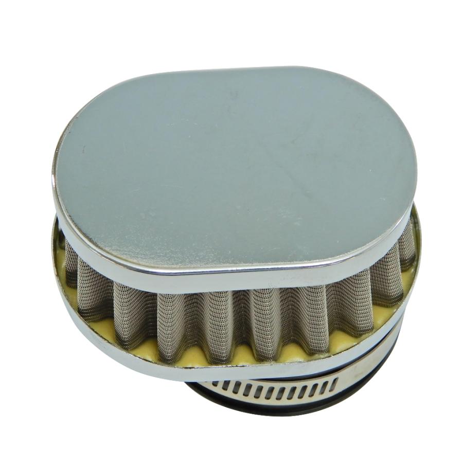 パワーフィルター 54mm バイク オーバル ショート ステンレスxメッキ ゼファー1100 GPZ750F ZRX1200 ZRX1100 Z1000R Z750FX-2 Z750FX-3 CB750F CB900F CB1100F |  | 02