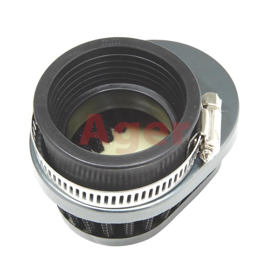 パワーフィルター 54mm  バイク オーバル ショート ガンメタx黒 ゼファー1100 GPZ750F ZRX1200 ZRX1100 Z1000R Z750FX-2 Z750FX-3 CB750F CB900F CB1100F |  | 03