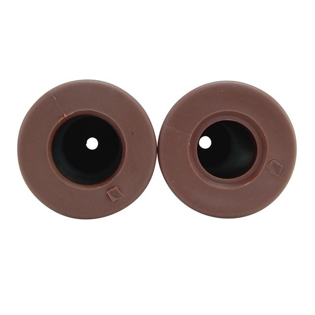 ダイヤ柄 ハンドルグリップ レトロスタイル 汎用 22.2mm ブラウン バイク カスタム ビンテージ ラバーグリップ クラシック 原付 スクーター ネイキッド 旧車 |  | 02