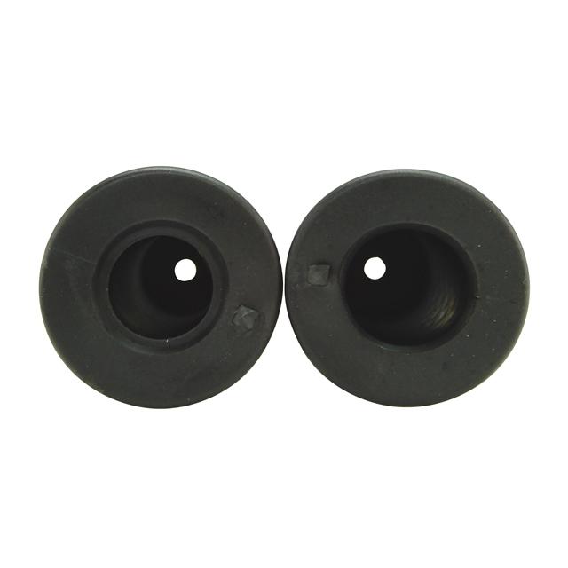 ダイヤ柄 ハンドルグリップ レトロスタイル 汎用 22.2mm ブラック