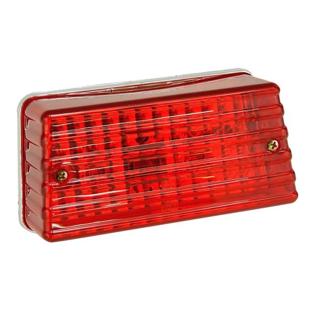 テールランプ レトロスタイル 角 スリット 汎用 旧車 カフェレーサー