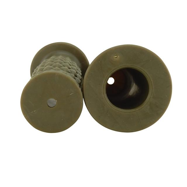 ハンドルグリップ ダイヤ柄 旧車 クラシック タル型 22.2mm ミリタリーグリーン バイク カスタム ラバーグリップ ビンテージ 樽型 汎用 |  | 01