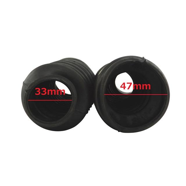 互換品 フロントフォークブーツ DT125 DT100 2個セット 33m 47mm