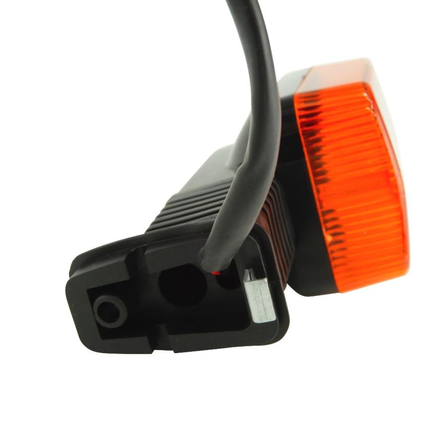 互換品 リア ウインカー 2個セット ブラックボディ スーパーカブ