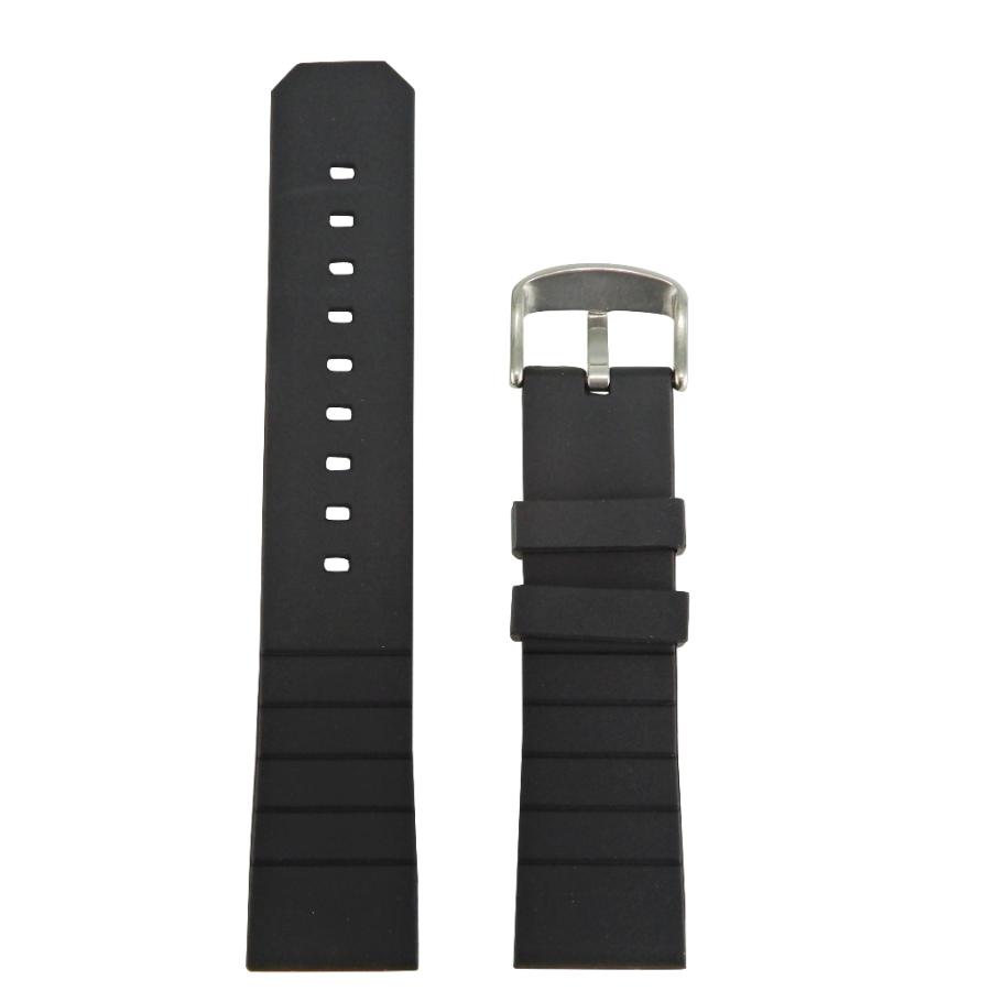 腕時計 ベルト シリコン 22mm ブラック |  | 02