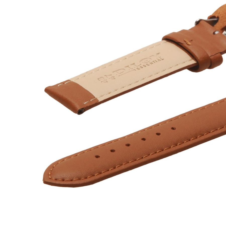 腕時計 ベルト 本革 20mm レザー バンド Diloy302エッセンシャル ライトブラウン |  | 01