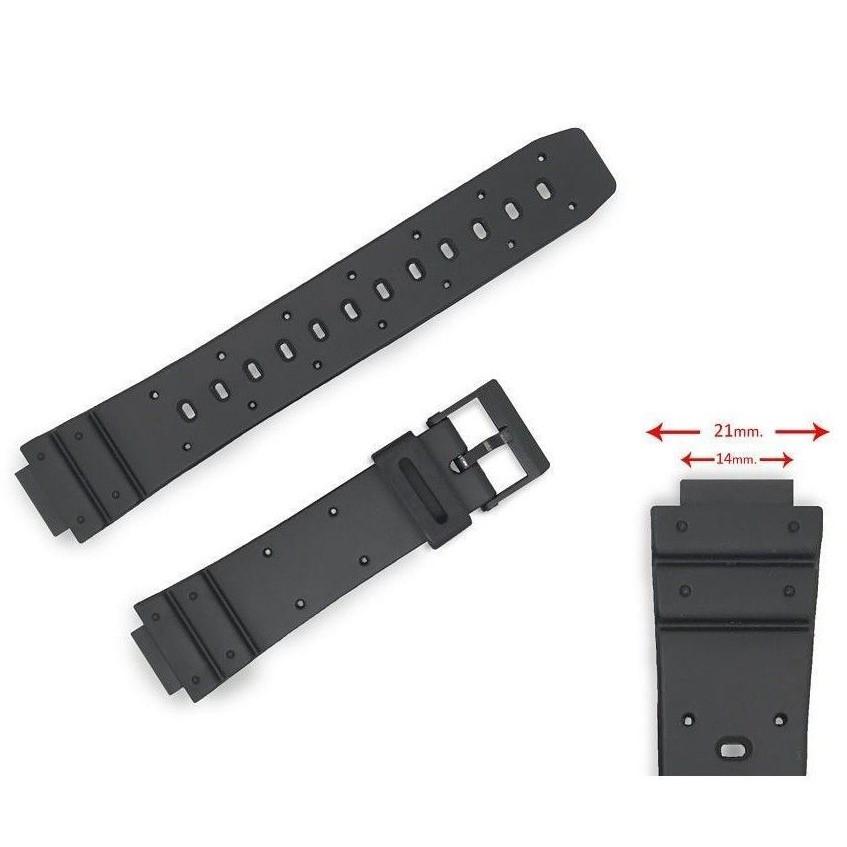 互換品 腕時計 ベルト 18mm カシオ ウレタンバンド Diloy 285K1 JC11 W71 W72 W740 DW250DGJ GPX100 |  | 01