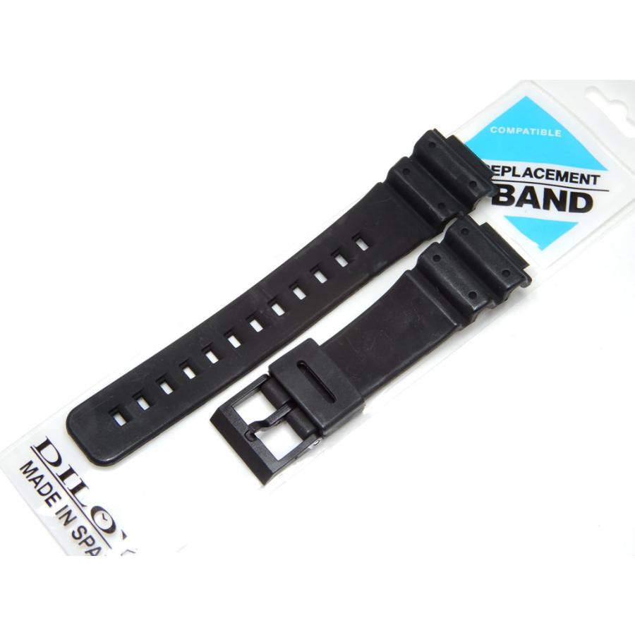 互換品 腕時計 ベルト 16mm カシオウレタンバンド Diloy 304H5 DW5900 DW6000 DW6600 DW6695 QX-CGG1 WXCU QXE72 | 