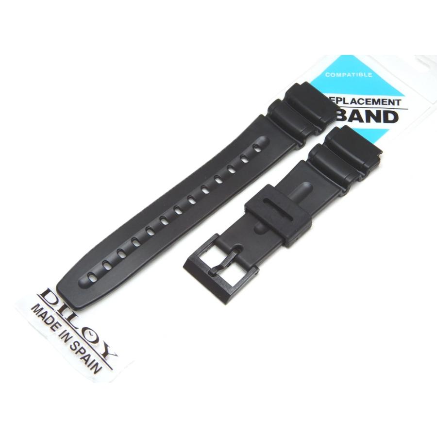 互換品 腕時計 ベルト 20mm カシオウレタンバンド Diloy 338H2 DW280 AB300 DW390 AW61 DW340 AD301 | 
