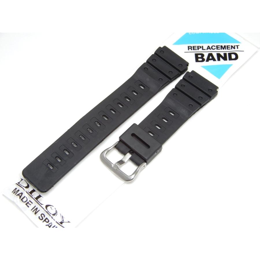 互換品 腕時計 ベルト 18mm カシオウレタンバンド Diloy 127F1A DBW320 MD501 TGW100 WL10 | 