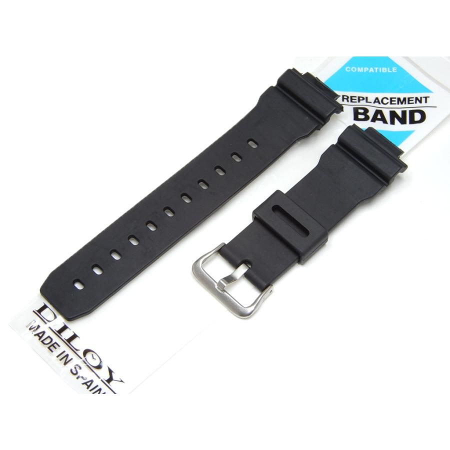 互換品 腕時計 ベルト 16mm カシオウレタンバンド Diloy 413F3 | 