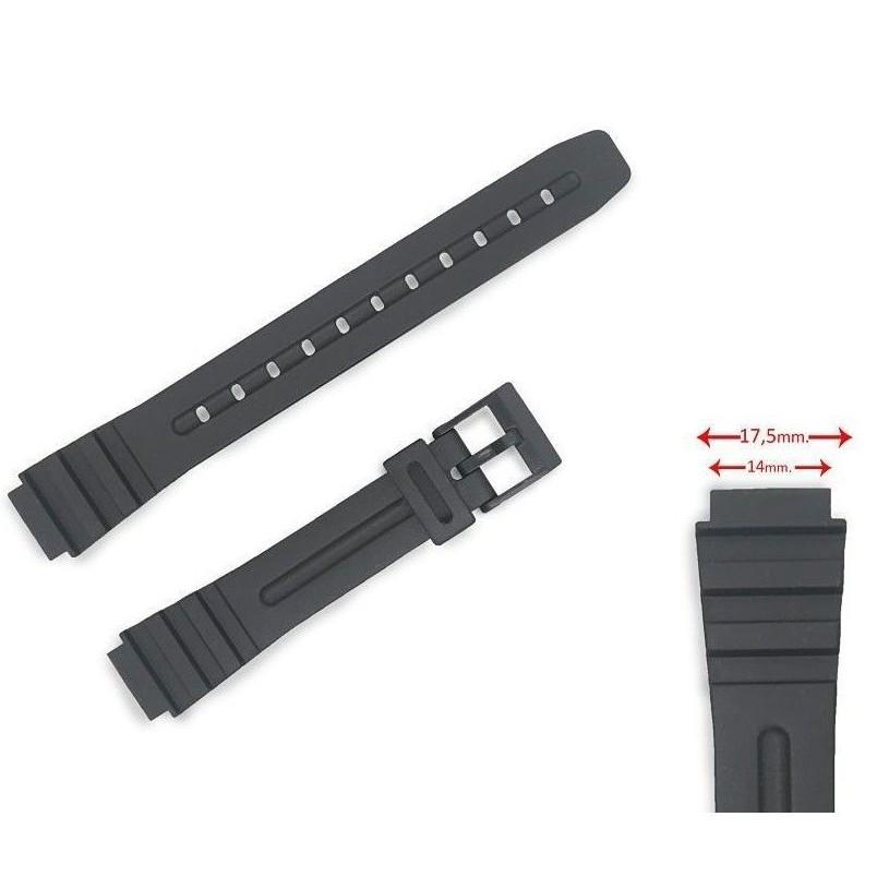 互換品 腕時計 ベルト 14mm カシオウレタンバンド Diloy 183H2 LX82 |  | 01