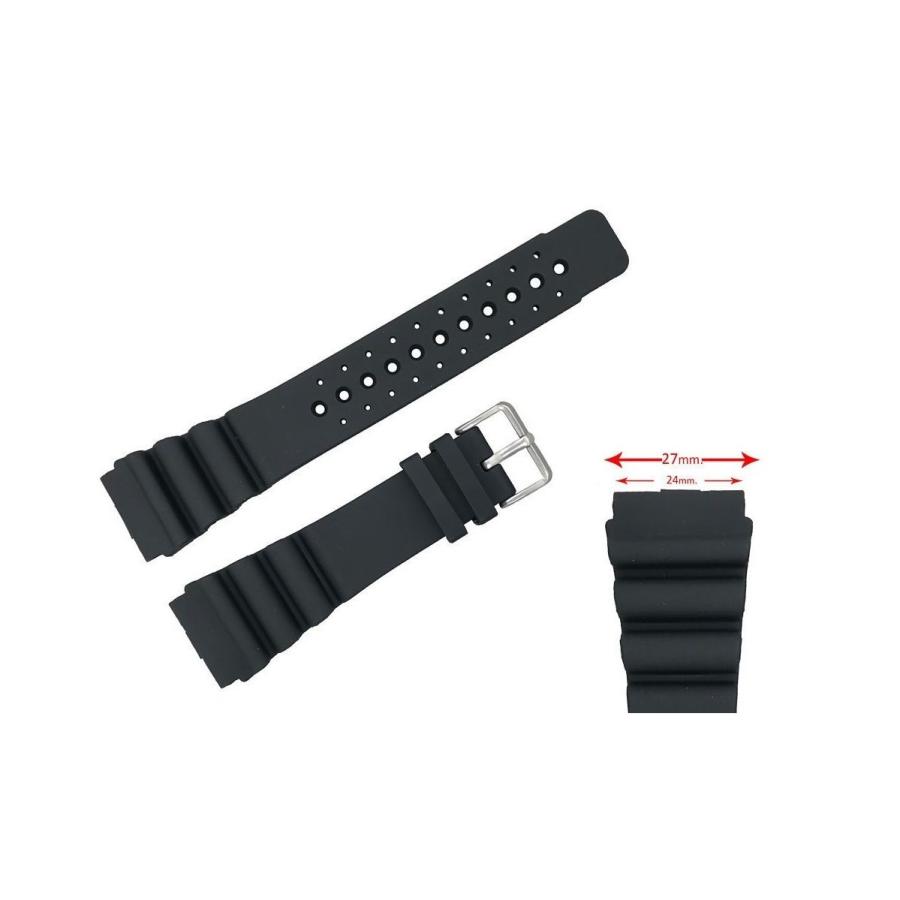 ぬ CITIZEN（シチズン） 互換品 Diloy 腕時計 ベルト 24mm シチズン