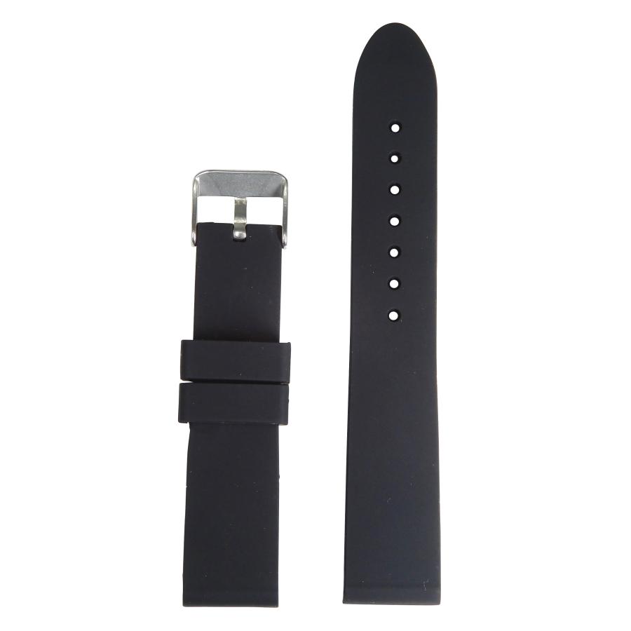 Diloy 腕時計ベルト シリコン 耐汗性 ヨーロピアン ソフトタッチ スマートウォッチ Ref.S222 ブラック 22mm |  | 01